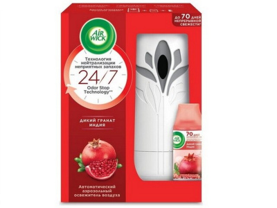 Освежитель воздуха Аэрвик Старт-набор дикий гранат 250мл Освежитель воздуха Аэрвик Старт-набор дикий гранат 250мл