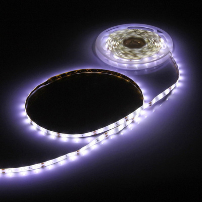 Лента светодиодная самоклейка 5м*8мм, 300 ламп LED, 1 реж, б/пульта Белый