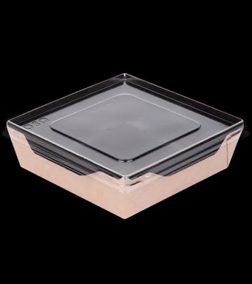Контейнер OSQ OpSalad Black Edition 900 мл, 135/150x135/150x48 мм 