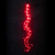 Гирлянда эл. хвост 1,1 м (9 нитей), красный, 180 LED SSLEDA180-1R YSX