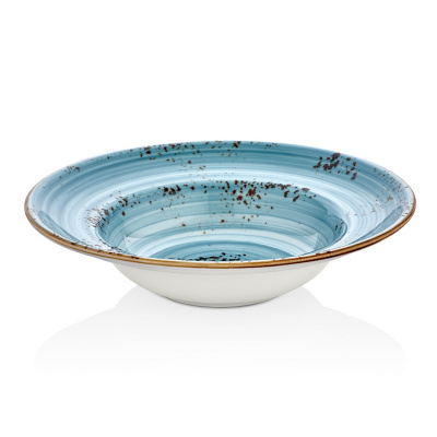 Тарелка д/пасты "Infinity" 27см.500мл. фарфор By Bone поля вверх