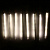 Гирлянда эл. сосулька 2х0,5 м, белый теплый, 36 LED "Тающая сосулька"