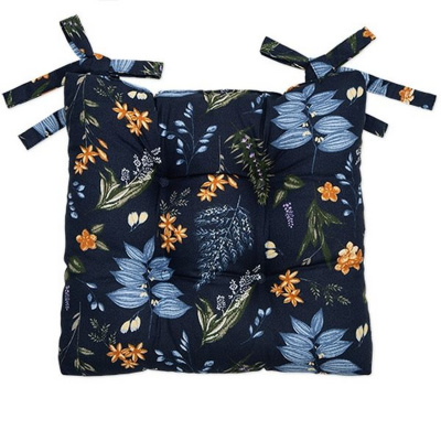 Сидушка на стул с завязками Радушная хозяйка 40х40см, флоранс