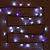 Гирлянда эл. д/улицы нить 11 м, 120 LED, IP54, "Мерцание", белый/синий, черный провод 183-712